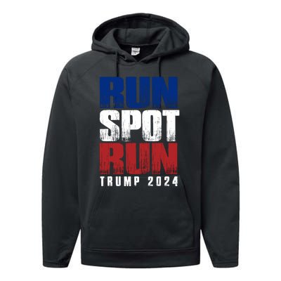 Run Spot Run Performance Fleece Hoodie