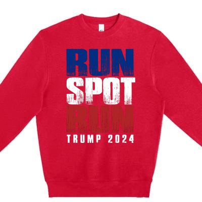 Run Spot Run Premium Crewneck Sweatshirt