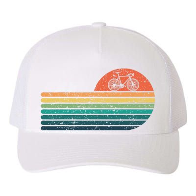 Retro Sunset Road Bike Bicycle Vintage Cycling Yupoong Adult 5-Panel Trucker Hat