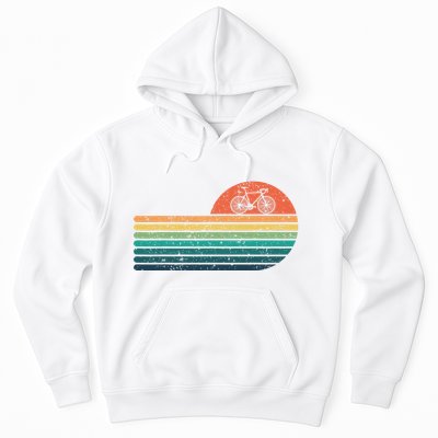 Retro Sunset Road Bike Bicycle Vintage Cycling Hoodie