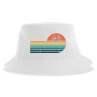 Retro Sunset Road Bike Bicycle Vintage Cycling Sustainable Bucket Hat