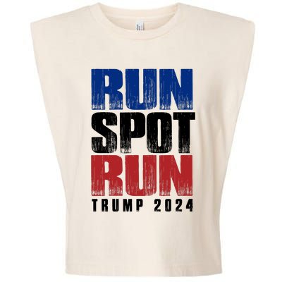 Run Spot Run Garment-Dyed Women's Muscle Tee