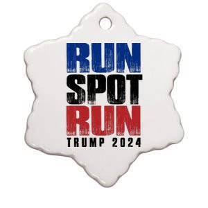 Run Spot Run Ceramic Star Ornament