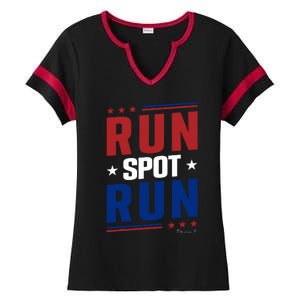 Run Spot Run Ladies Halftime Notch Neck Tee