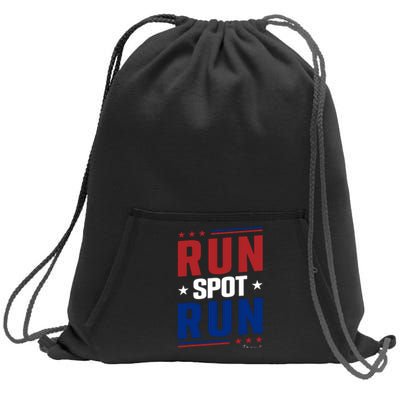 Run Spot Run Sweatshirt Cinch Pack Bag