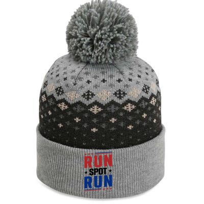 Run Spot Run The Baniff Cuffed Pom Beanie