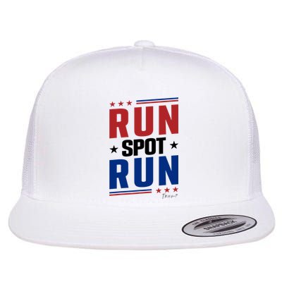 Run Spot Run Flat Bill Trucker Hat