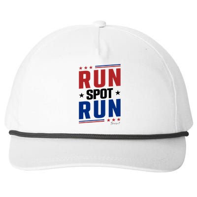 Run Spot Run Snapback Five-Panel Rope Hat