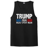 Run Spot Run Trump 2024 Debate Quote Funny Political PosiCharge Competitor Tank