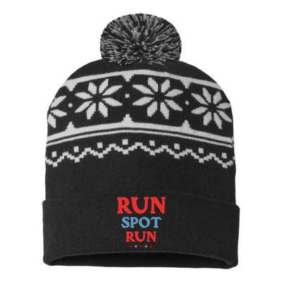 Run Spot Run USA-Made Snowflake Beanie