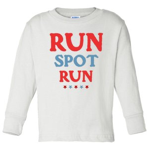 Run Spot Run Toddler Long Sleeve Shirt