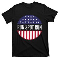 Run Spot Run Vintage Funny Trump Political Election 2024 T-Shirt