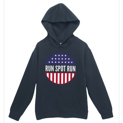 Run Spot Run Vintage Funny Trump Political Election 2024 Urban Pullover Hoodie