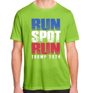 Run Spot Run Run Spot Run Trump Kamala Debate 2024 Adult ChromaSoft Performance T-Shirt