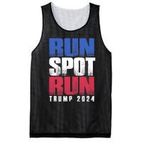 Run Spot Run Run Spot Run Trump Kamala Debate 2024 Mesh Reversible Basketball Jersey Tank