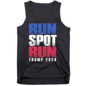 Run Spot Run Run Spot Run Trump Kamala Debate 2024 Tank Top