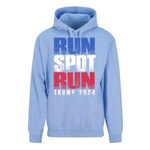 Run Spot Run Run Spot Run Trump Kamala Debate 2024 Unisex Surf Hoodie