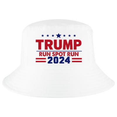 Run Spot Run! Funny Donald Trump Debate Quote 2024 Kamala Cool Comfort Performance Bucket Hat