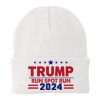 Run Spot Run! Funny Donald Trump Debate Quote 2024 Kamala Knit Cap Winter Beanie