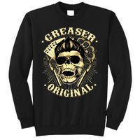 Rockabilly Skull Rocker Greaser Biker Sweatshirt