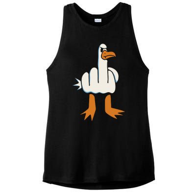 Rude Seagull Ladies PosiCharge Tri-Blend Wicking Tank