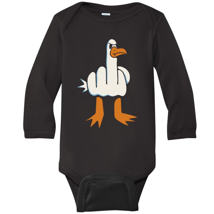 Rude Seagull Baby Long Sleeve Bodysuit