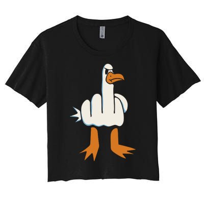 Rude Seagull Women's Crop Top Tee