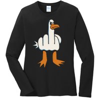 Rude Seagull Ladies Long Sleeve Shirt