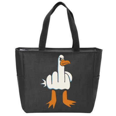 Rude Seagull Zip Tote Bag