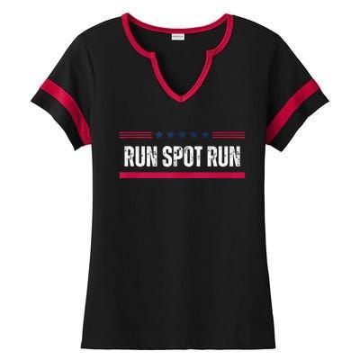 Run Spot Run Ladies Halftime Notch Neck Tee