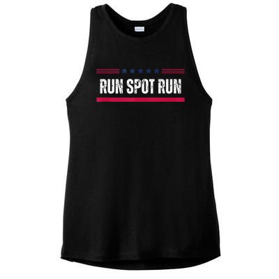 Run Spot Run Ladies PosiCharge Tri-Blend Wicking Tank