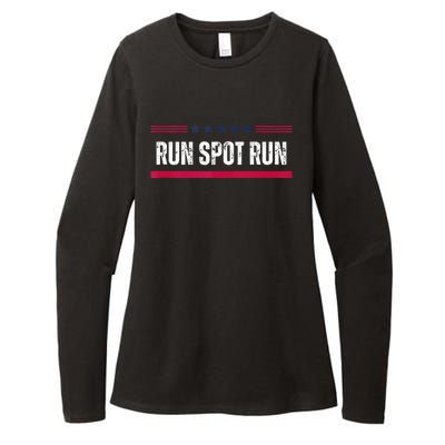 Run Spot Run Womens CVC Long Sleeve Shirt