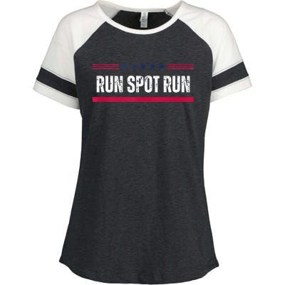 Run Spot Run Enza Ladies Jersey Colorblock Tee