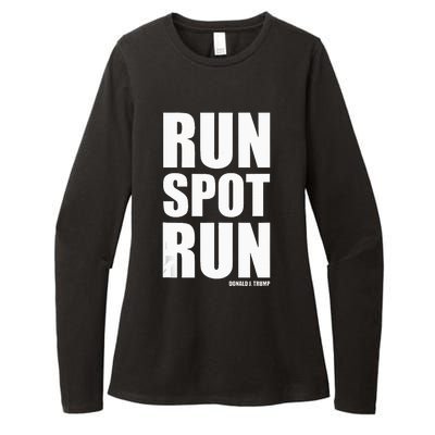 Run Spot Run Womens CVC Long Sleeve Shirt