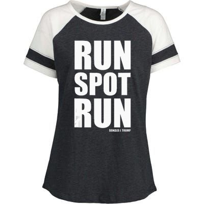 Run Spot Run Enza Ladies Jersey Colorblock Tee