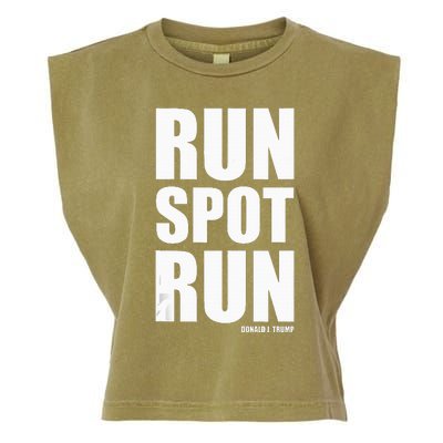 Run Spot Run Garment-Dyed Women's Muscle Tee