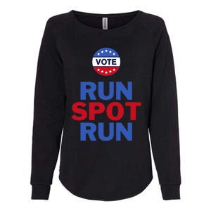 Run Spot Run. Trump And Harris Debate. Economic Plan. Womens California Wash Sweatshirt