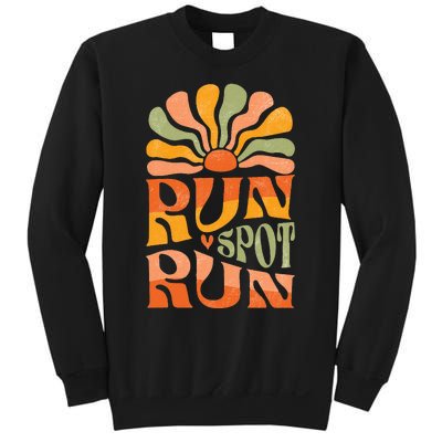 Run Spot Run Debate Boho Aesthetic Supports Trump Sweatshirt