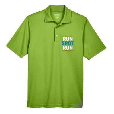 Run Spot Run Run Spot Run Trump 2024 Men's Origin Performance Pique Polo