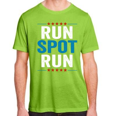 Run Spot Run Run Spot Run Trump 2024 Adult ChromaSoft Performance T-Shirt