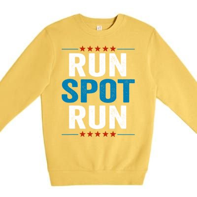 Run Spot Run Run Spot Run Trump 2024 Premium Crewneck Sweatshirt