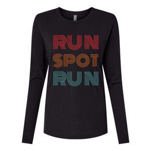 Run Spot Run Trump 2024 Funny Election Spot Run Trump 2024 Womens Cotton Relaxed Long Sleeve T-Shirt