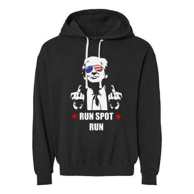 Run Spot Run Garment-Dyed Fleece Hoodie