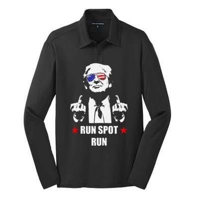 Run Spot Run Silk Touch Performance Long Sleeve Polo