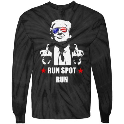 Run Spot Run Tie-Dye Long Sleeve Shirt