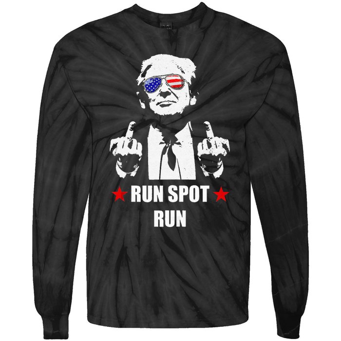 Run Spot Run Tie-Dye Long Sleeve Shirt