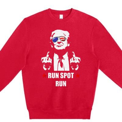 Run Spot Run Premium Crewneck Sweatshirt