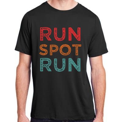 Run Spot Run Trump 2024 Funny Election Spot Run Trump 2024 Adult ChromaSoft Performance T-Shirt