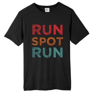 Run Spot Run Trump 2024 Funny Election Spot Run Trump 2024 Tall Fusion ChromaSoft Performance T-Shirt