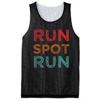 Run Spot Run Trump 2024 Funny Election Spot Run Trump 2024 Mesh Reversible Basketball Jersey Tank